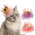 thumbnail image 1 of Minkissy Chapeau Mignon en Forme de Chat et Coiffe pour Séance Photo 1Pcs 3.5x3.5x2in, 1 of 8