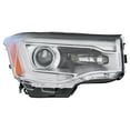 thumbnail image 2 of For 2017-2019 GMC Acadia Passenger Side Halogen Headlight (Chrome,w/ LED DRL) RH, 2 of 3