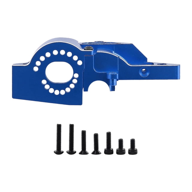 FashionCha RC Car Motor Base Quick Release Motor Mount Seat Aluminum Alloy Integrated Motor Mount Bracket Easy Installation Lightweight Structure Suitable for Control Vehicle Repair Racing blue