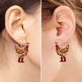 thumbnail image 6 of QIQUWOHUL Pair Of Women's Fun Chicken Earrings Cute Christmas Chicken Earrings Stylish Animal Earrings Suitable For Parties And Outings, 6 of 9