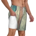 thumbnail image 3 of Gaeub Hardwood Mens Swim Trunks Stretch Beach Shorts Quick Dry for Men Swim Shorts Swimwear with Pockets- Medium, 3 of 9