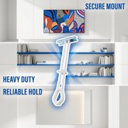 50 Pcs Drywall Anchors, Sturdy Hollow Wall Anchors, Stainless Steel Expansion Bolts, Long Strap Anchors, TV Mounting Hardware