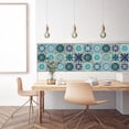 thumbnail image 3 of Pegatinas para azulejos resistentes al agua y duraderas, decoración de PVC estilo mosaico para la pared del baño o la cocina, fácil instalación, hermoso diseño, transformación DIY (2 juegos), 3 of 6
