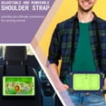 thumbnail image 4 of Shockproof Case for Galaxy Tab A 8.0 inch, Heavy Duty Stand Anti Scratch Drop-Proof Protection Kids Case with Hand Shoulder Strap for Galaxy Tab A 8.0 2019 Release SM-T290/T295/T297,Navyblue & Olivine, 4 of 7