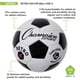 thumbnail image 4 of Champion Sports Balón de fútbol retro, talla 4, negro/blanco, 4 of 7