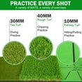 thumbnail image 3 of MONOJOY Golf Hitting Mats with Golf Tees Practice Indoor 3 Pcs Replaceable Outdoor Golf Putting Chipping Artificial Dual Turf Training Mats Velvet Practice with No-Slip Heavy Duty Rubber Base, 3 of 7