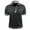 Black#2, variant on Xuniizn Mens T Shirts, Solid Color Button Down Short Sleeve Casual Loose Dress Shirts with Pockets, Plus Size Soft Breathable Golf Performance Tees, S-3XL