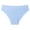 Sky Blue, variant on Seamless Underwear for Women, Low-Rise Hipster Wave Edge Bikini Panties, No Show Underwear Breathable Stretch Wave Edge Cheeky Style Beige L