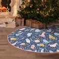 thumbnail image 5 of Fotbe Cute Baby Animals Pattern Christmas Tree Skirt, Tree Skirts Plush Christmas Decorations, Christmas Tree Skirts Xmas Decorations Holiday Party Decor-48", 5 of 6