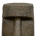 thumbnail image 4 of Concrete Easter Island Head Statue - 35.6" Tall Moai Head Sculpture for Patio and Garden Decor, 4 of 13