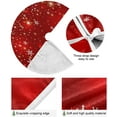 thumbnail image 2 of FMSHPON Christmas Snowflakes Xmas Christmas Tree Skirt Stand Mat for Holiday Party Decoration Indoor Outdoor 48 inches, 2 of 6