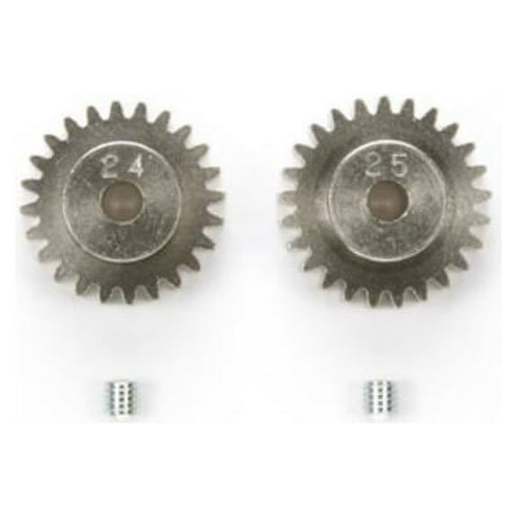 Tamiya 50477 AV Pinion Gear Set 24T 25T 0.6M: TT01/CR01