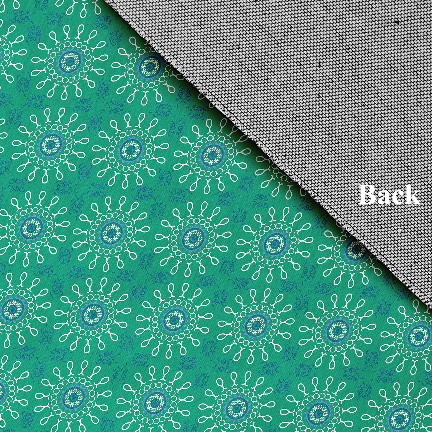 Simply Daisy 18" x 30" Kelly Green Sun Tile Rug