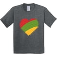 thumbnail image 3 of Inktastic Black History Heart Youth T-Shirt, 3 of 5