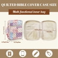 thumbnail image 7 of ZUXONGSY Rose Daisy Print Bible Case for Women Lightweight Bible Protective Carrier Sturdy Scripture Bag with Handle Journal Case for Daily Commuter, 7 of 7