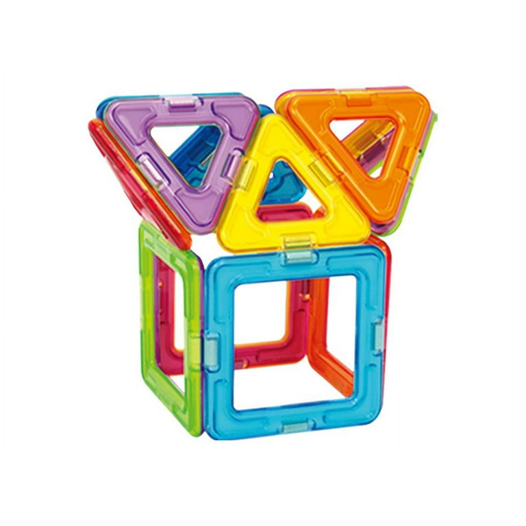 Magformers 9 Geometric Magnetic Shapes, 60 Pieces