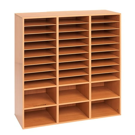 27-Slot Mail And Supplies Center With 6 Cubbies