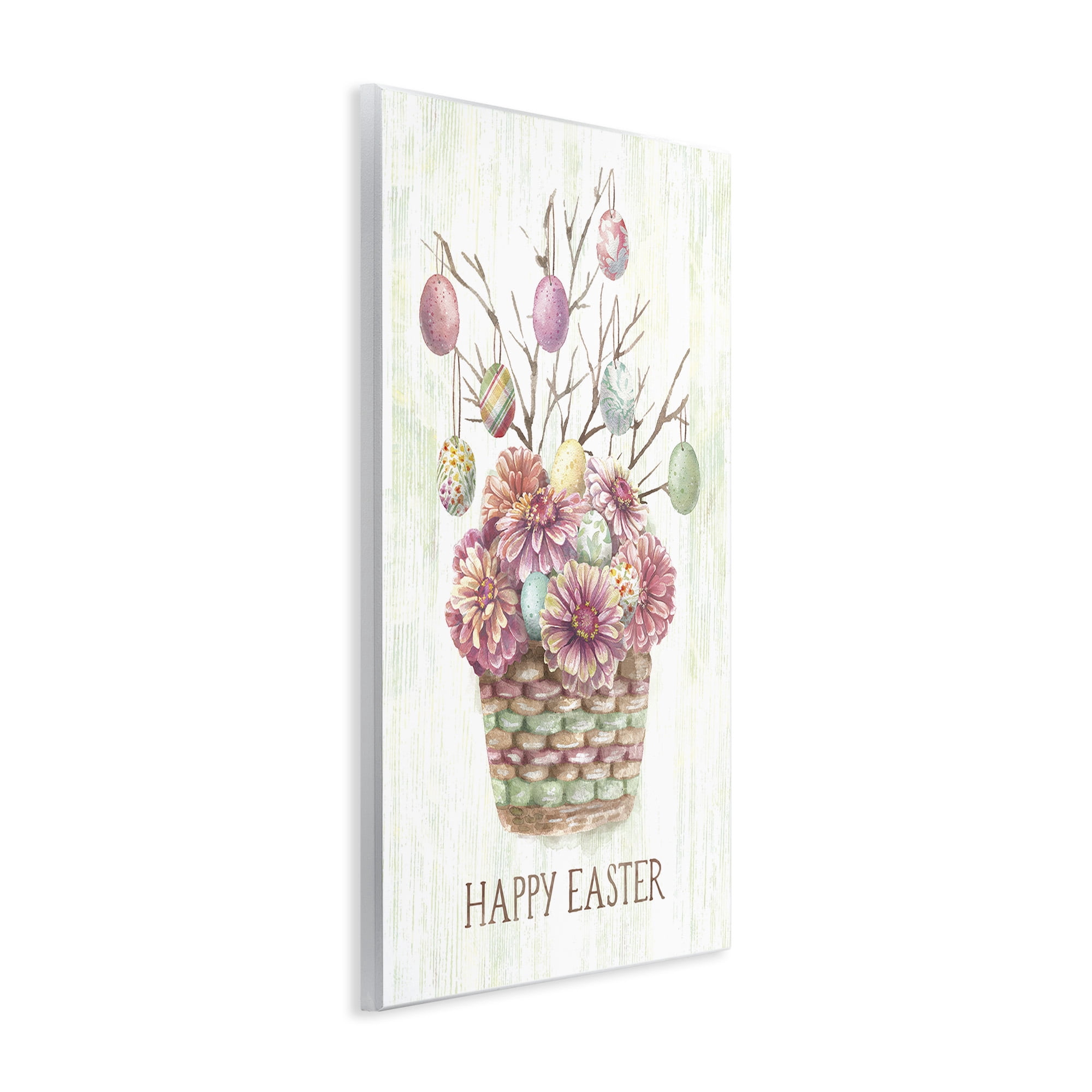 Happy Easter Bouquet Wall Plaque Art, 10 x 15, By Courtney Morgenstern