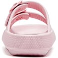 thumbnail image 2 of Slides for Women Men Pillow Slippers Double Buckle Adjustable Sandals EVA Recovery Slides, 2 of 6