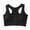 Black, variant on Naittoop Front Closure Bra for Women Sports Wirefree Post Surgery Bra Front Closure Racerback Compression Mastectomy Bras