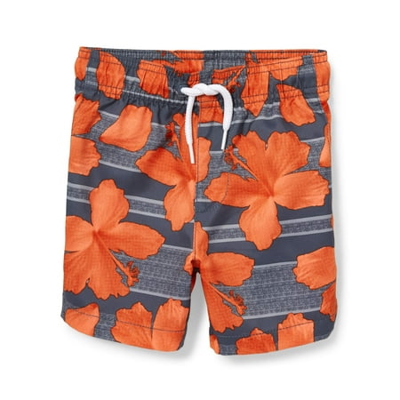 The Children's Place Printed Swim Trunks (Baby Boys & Toddler (Best Place For Po Boys In New Orleans)