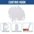 thumbnail image 4 of 100pcs Vertical Blind Accessories Blinds Replacement Spares for Home (White), 4 of 7