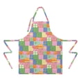 thumbnail image 2 of Pioneer Flower Floral Print Pattern Apron for Women and Men, Cotton Linen Waterproof with Pockets, Adjustable, 33x27 Inch for Kitchen, Gardening, BBQ, Salon, 2 of 6