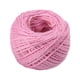 thumbnail image 1 of Cuerda de cáñamo natural Cuerda de hilo de yute para manualidades, manualidades, embalaje de regalo, boda, cumpleaños, baby shower, decoración, adorno de jardinería (rosa), 1 of 5