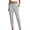 Gray, variant on CQONEPT Womens Work Pants Dressy Casual Straight Leg High Waist Cargo Ankle Pants Button Slim Cropped Trousers with Pockets Chino Pant for Outdoor Daily Wear L