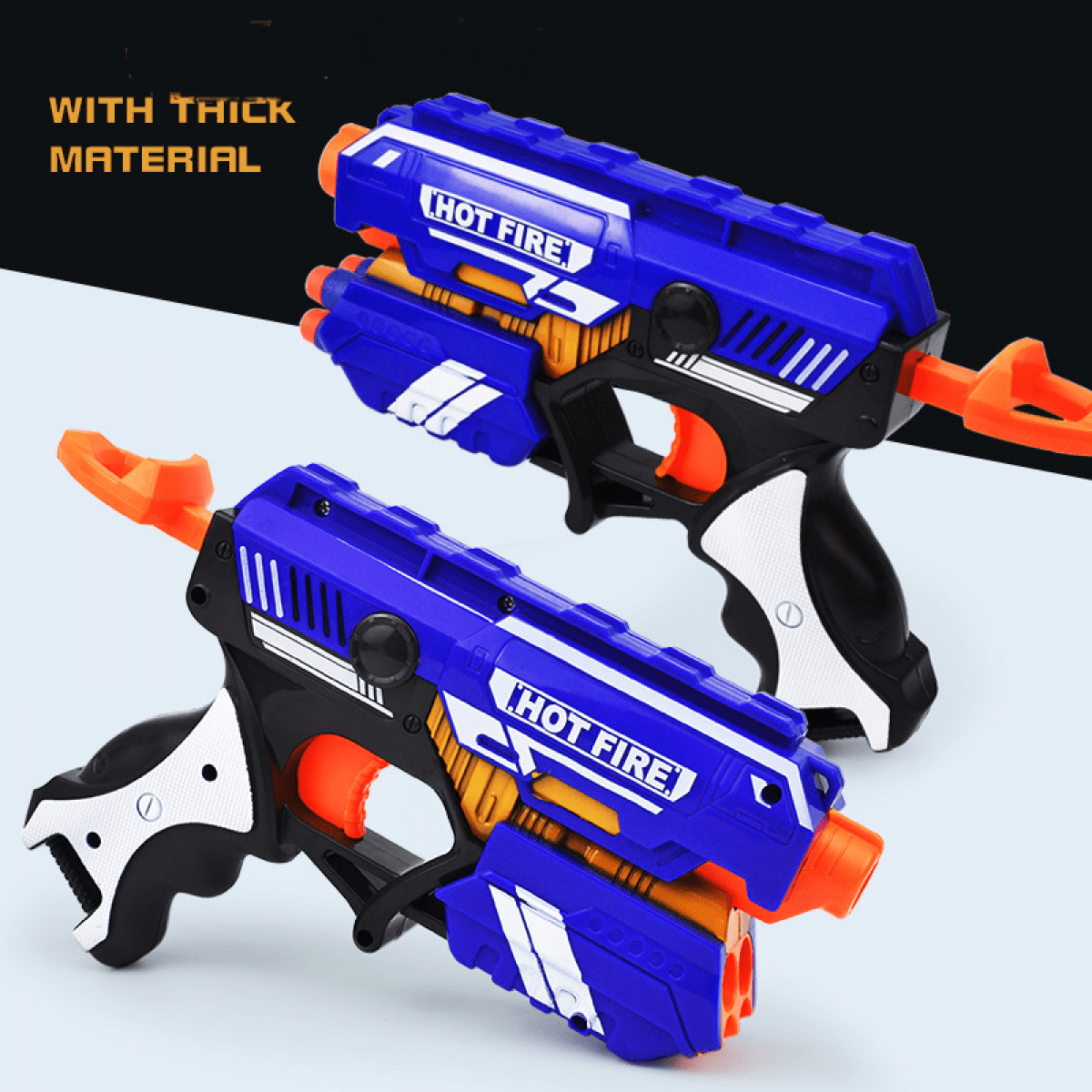 Pistolet jouet à balles molles de vente chaude pour enfants jeu de tir intérieur compatible avec recharge de sécurité fléchettes Blaster
