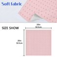 thumbnail image 5 of Iauyy Satin Napkins Set of 1- Star-pink DIY Printing Decoration Cloth Napkin- Easy Care for Home/Party, 5 of 8