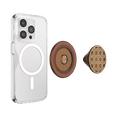 thumbnail image 2 of PopSockets Phone Grip for MagSafe, Magnetic Holder, Phone Stand, Brown - Raising Cane, 2 of 3