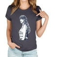 thumbnail image 3 of TayIor Sw1ft Chemises, Tyler Sw1ft Merch, Tyler Sw1ft, Mode Décontractée Imprimée Col Rond Manches Courtes Chemises Blouse Femme Graphique Amateur de Musique TKFASHION Beige TTTG, 3 of 5