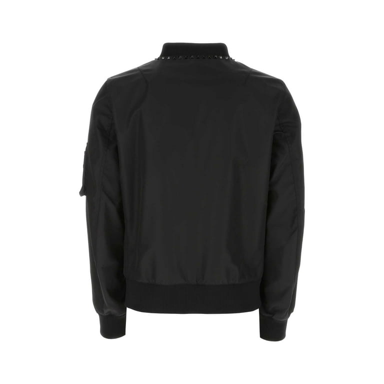 Belstaff stockdale nylon discount bomber jacket black