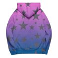 thumbnail image 4 of hotojiny Oversized Hoodies for Women Star Cute Pullover Trendy Gradient Drawstring Sweatshirts Tops with Pocket Fall Winter Outfits, 4 of 5