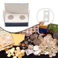 thumbnail image 2 of Bgsha 12 Specifications Coin Holders Stamp Coin Storage Square Cardboard Box, 2 of 9
