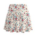 thumbnail image 2 of HELLHERO Workout Golf Skirts, Five-Pointed Star Pattern Design Two Storage Pockets 2 Side Pockets Tennis Skirt for Outing Pickleball Vacation, 2 of 9