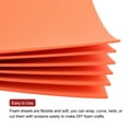 thumbnail image 3 of Uxcell 20 Pack EVA Foam Sheets Orange 7.8 Inch x 5.9 Inch 2mm Thick Crafts Foam EVA Sheets for Costumes, Crafts Projects, 3 of 6