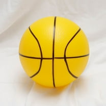 LULULION 2Pcs Round Basketball Toy Durable PVC Balls for Kids Playtime