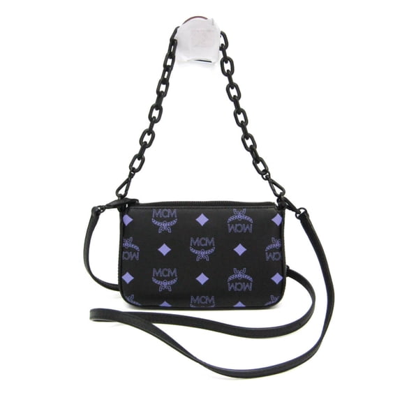 Pre-Owned MCM Color Splash Visetos Mini Pouch MYZCSSX01U4001 Women's Leather Handbag,Shoulder...