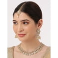 thumbnail image 3 of Rhinestone Gold Plated Choker Indian Bollywood Fashion Style Wedding & Bridal Jewelry Set, 3 of 3
