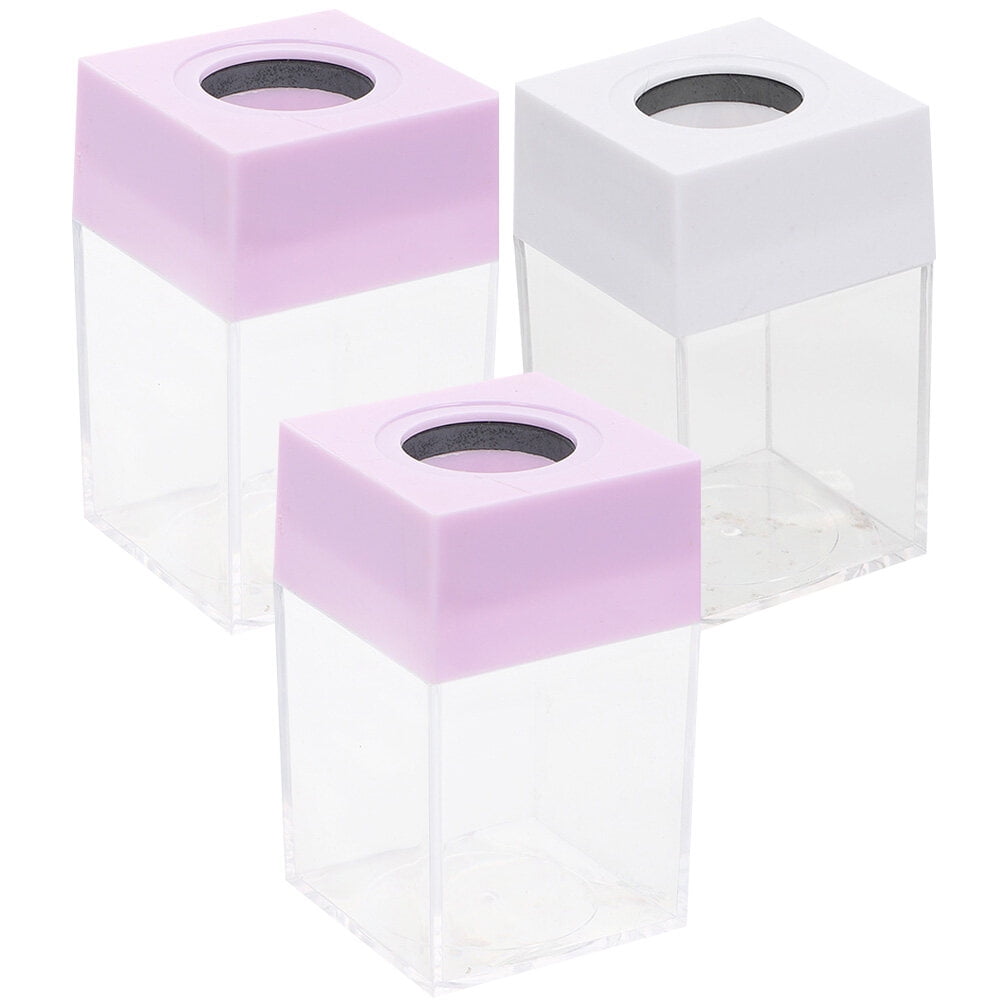 3pcs Paper Clip Holders Small Paper Clip Container Portable Paper Clips