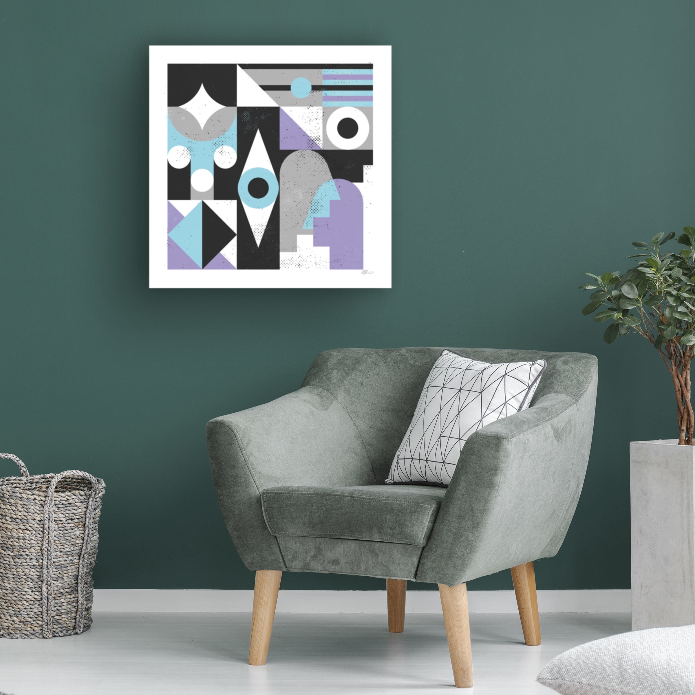 Robert John Paterson 'Abstract Eyes' Canvas Art