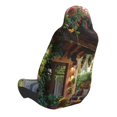 thumbnail image 2 of Wukai Charming Garden Patio Full Set Car Seat Covers with Soft Padding Universal Auto Front Seats Protector and Cushion Mat, 2 of 5