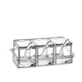 thumbnail image 1 of acrylic Seasoning Storage Container Compartment Spice Box with Spoons, 1 of 4