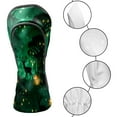 thumbnail image 3 of Golf Club Covers, Green DeerForest Premium PU Leather Driver Hybrid Putter Head Covers with Velvet Lining, Waterproof Golf Gifts for Men Women, 3 of 11
