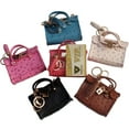 thumbnail image 3 of Monedero portátil con borlas de moda europea y americana, estuche para llaves con patrón de avestruz, mini bolso de mano, bolso de joyería para muñecas, 3 of 4