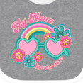 thumbnail image 4 of Inktastic Nana Loves Me Girls Granddaughter Girls Baby Bib, 4 of 4