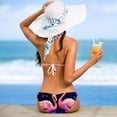 thumbnail image 5 of Starry Sky Flamingo Swim Wear Bikini Set with Detachable Sponge & Adjustable Strap, Two-Pack for Versatile Swimming Suit Styles, 5 of 6