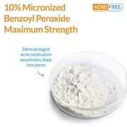 AcneFree Terminator 10 Acne Spot Treatment Cream with 10% Benzoyl Peroxide, 1 fl oz